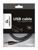 Gembird USB A - MicroUSB B, 1.8m USB-kabel USB 2.0 1,8 m Micro-USB B Sort