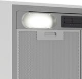 Beko HNU51311SH emhætte Indbygget Sølv 381 m³/t
