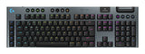 Logitech G G915 X LIGHTSPEED tastatur Spil USB + RF Wireless + Bluetooth QWERTY Nordisk Sort