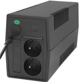 Qoltec 53772 UPS-enhed Interaktivt indgangsstik 0,65 kVA 360 W 1 AC stikkontakt(er)