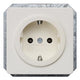 Siemens 5UB1403 stikkontakt Type F Hvid