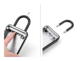 DeLOCK 20933 nøgleskab eller organizer Aluminium, Plast Sort