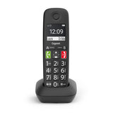 Gigaset E290HX Analog/DECT-telefon Nummervisning Sort