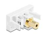 DeLOCK 90841 stikkontakt 2 x 3.5mm Hvid