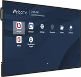 Viewsonic CDE6531-1C skilte display Digital fladpaneldisplay 165,1 cm (65") LCD Wi-Fi 500 cd/m² 4K Ultra HD Sort Indbygget processer Android 14 24/7