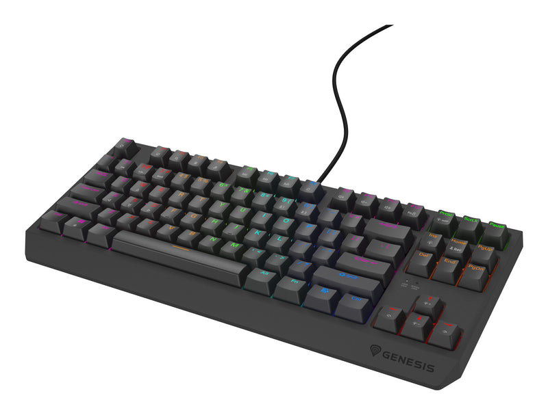 GENESIS Thor 230 TKL Lite tastatur Spil USB QWERTY Engelsk Sort