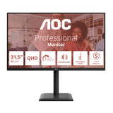 AOC E4 Q32E4U computerskærm 80 cm (31.5") 2560 x 1440 pixel Quad HD LED Sort