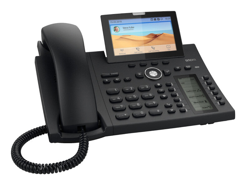 Snom D385N IP-telefon Sort 12 Linier TFT