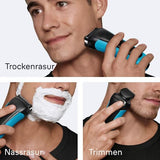 Braun 735483 Folie shaver Trimmer Sort, Blå