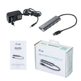 i-tec Metal U3HUB448 interface hub USB 3.2 Gen 1 (3.1 Gen 1) Type-A 5000 Mbit/s Grå
