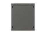 Lanberg WF03-5312-10B stativ 12U Vægmonteret stativ Sort