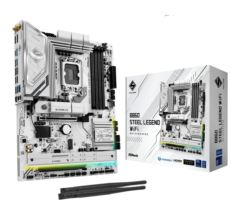Asrock B860 Steel Legend WiFi Intel B860 LGA 1851 (Socket V1) ATX