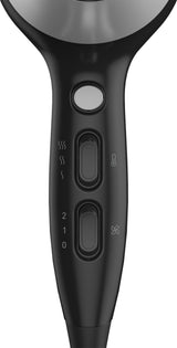 Grundig HD 6080 B hårtørrer 2200 W Sort, Sølv