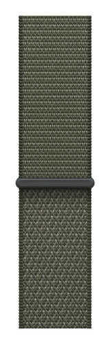 Apple MFF74ZM/A Smart bærbart (wearable) tilbehør Band Grøn Nylon, Genanvendt polyester, Elastan