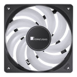 Jonsbo SL-120C Computerkølesystem Computerkabinet Ventilator 12 cm Sort, Hvid 1 stk