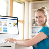 Avery L7916-10 selvklæbende etiket Rektandel Permanent Hvid 20 stk