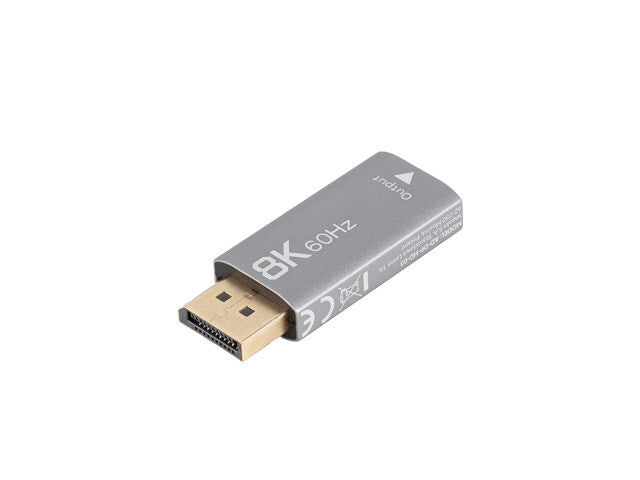 Lanberg AD-DP-HD-03 videokabel adapter 0 m DisplayPort HDMI Sølv