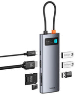Baseus USB Type-C 5000 Mbit/s Grå