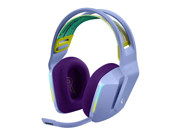 Logitech G 981-000890 hovedtelefoner/headset Trådløs Spil Violet