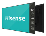 Hisense 86” 4K IPS UHD Digital Signage Display - 24/7 Operation Digital A-tavle 2,18 m (86") Wi-Fi 500 cd/m² 4K Ultra HD Sort Android 11 24/7