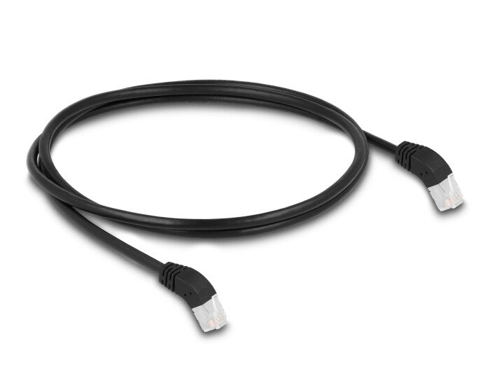 DeLOCK 80269 netværkskabel Sort 1 m Cat6a SF/UTP (S-FTP)