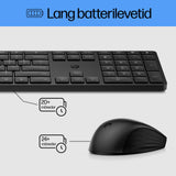 HP Kombination af 650 trådløst tastatur og trådløs mus