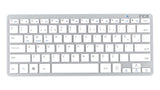 Inca IBK-569BT tastatur Hjem Bluetooth Metallic, Sølv