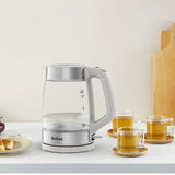 Tefal Glass Kettle KI605B30 elkedel 1,7 L 2200 W Grå, Sølv, Transparent