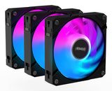 GIGABYTE AORUS EZ CHAIN FAN 120 (3-Pack) Bundkort Ventilator 12 cm Sort 3 stk