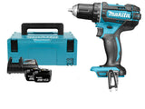 Makita DDF482RTJ elektrisk skruetrækker & slagbor 1900 rpm Sort, Blå