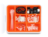 DeLOCK 20768 kabelorganisator Skrivebord Kabelboks Orange, Transparent 1 stk