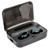 Manhattan 180382 hovedtelefoner/headset Trådløs I ørerne Opkald/musik Bluetooth Sort