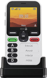 Doro Leva X10 6,1 cm (2.4") 117 g Sort, Hvid Senior telefon