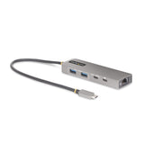 StarTech.com 10G2A1C25EPD-USB-HUB dockingstation Ledningsført USB 3.2 Gen 2 (3.1 Gen 2) Type-C Grå