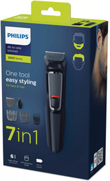 Philips MULTIGROOM Series 3000 7-i-1 med 7 redskaber, ansigt og hår