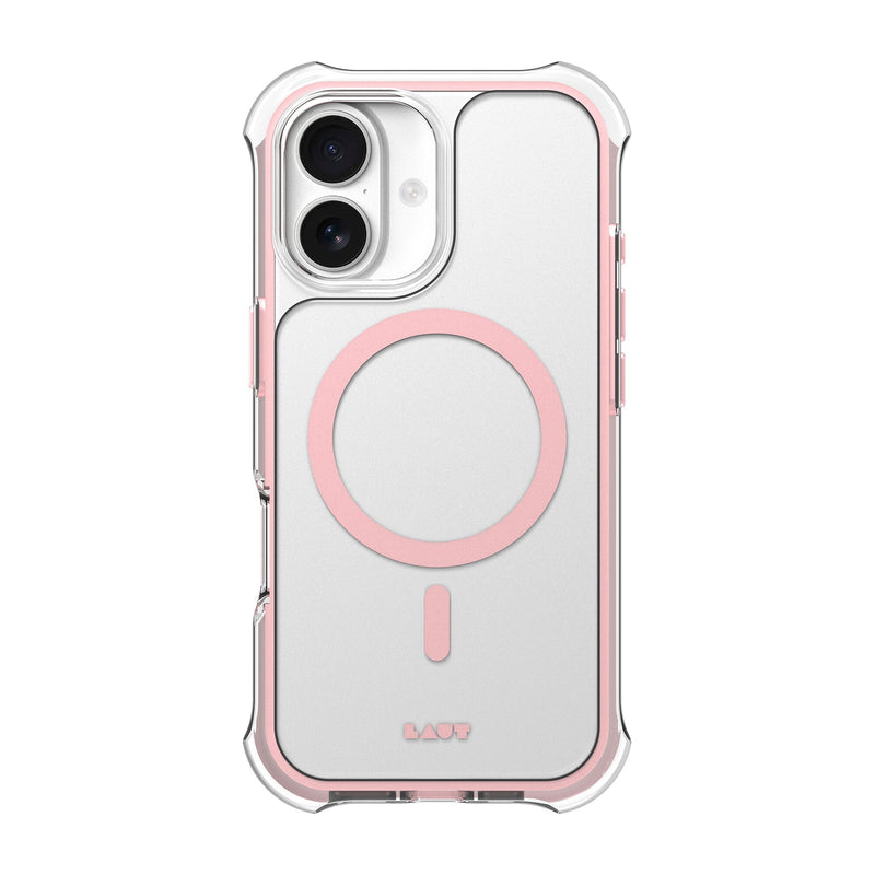 LAUT AERO PROTECT mobiltelefon etui 16 cm (6.3") Cover Lyserød, Transparent
