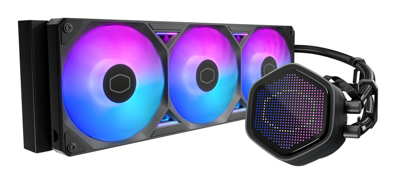 Cooler Master MasterLiquid Atmos II 360 Pixel LED Black Processor Væskekølingssæt 12 cm Sort 1 stk