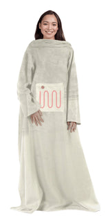 Mad Monkey 2000120 varmelagen og -pude Elektrisk opvarmet indpakning Beige Fleece