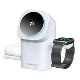 Mobile Origin WCHS-PW11-WHT oplader til mobil enhed Smartphone, SmartWatch, Hovedtelefoner Hvid USB Trådløs opladning Hurtig opladning Indendørs