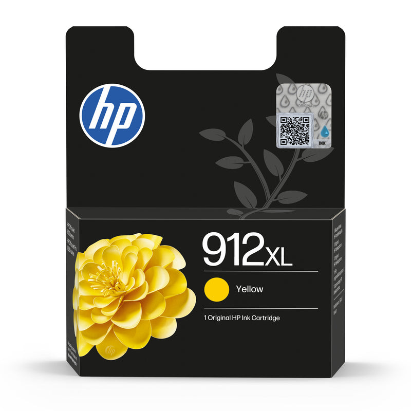 HP 912XL Original Ink-blækpatron med høj kapacitet, gul