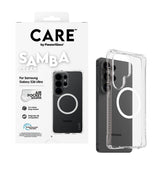 PanzerGlass CARE™ by ® Samba Case Transparant m. Hvid Qi Samsung Galaxy S26 Ultra