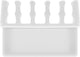 Goobay 70431 kabelorganisator Skrivebord Kabelholder Hvid 2 stk