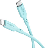 Goobay 77744 USB-kabel USB 2.0 1,5 m USB C 0,48 Gbit/sek. 60 W Turkis