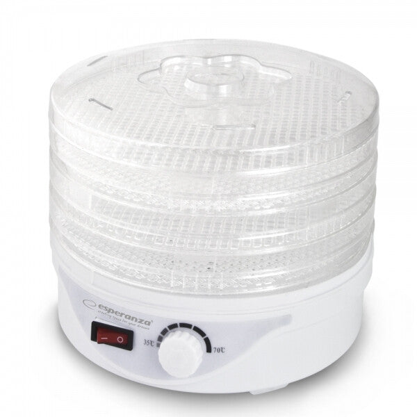 Esperanza EKD003 hydreringsmaskine til mad Transparent, Hvid 250 W