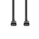 Nedis CCGB66040BK10 USB-kabel USB4 Gen 3x2 1 m USB C 40 Gbit/sek. 240 W Sort