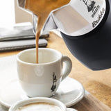 Bialetti Brikka Moka gryde 0,1 L Sort, Rustfrit stål