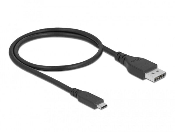 DeLOCK 86037 videokabel adapter 0,5 m USB Type-C DisplayPort Sort
