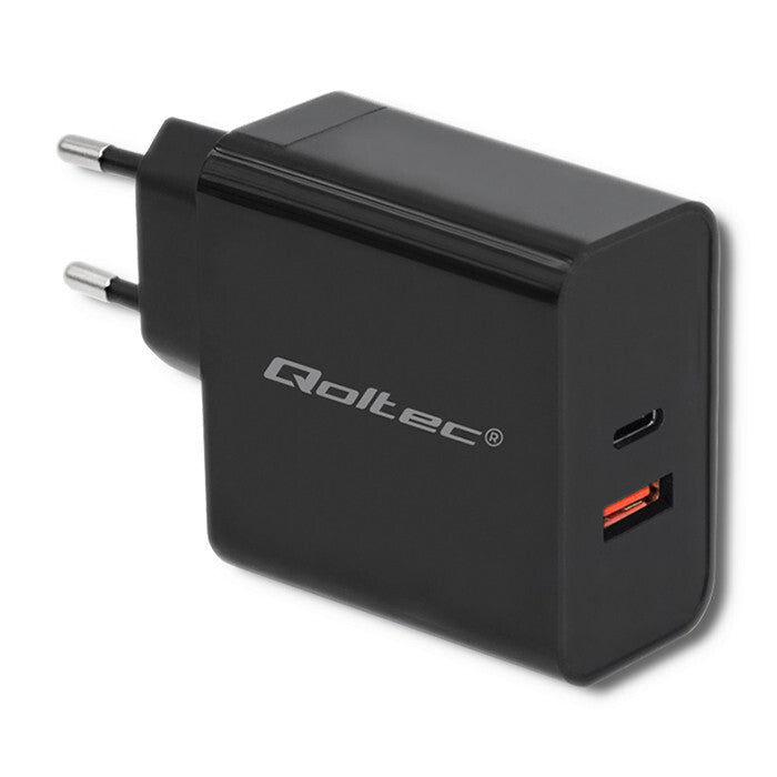 Qoltec 51716 strømadapter og vekselret Indendørs 63 W Sort