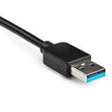 StarTech.com USB32DP24K60 USB grafisk adapter 4096 x 2160 pixel Sort