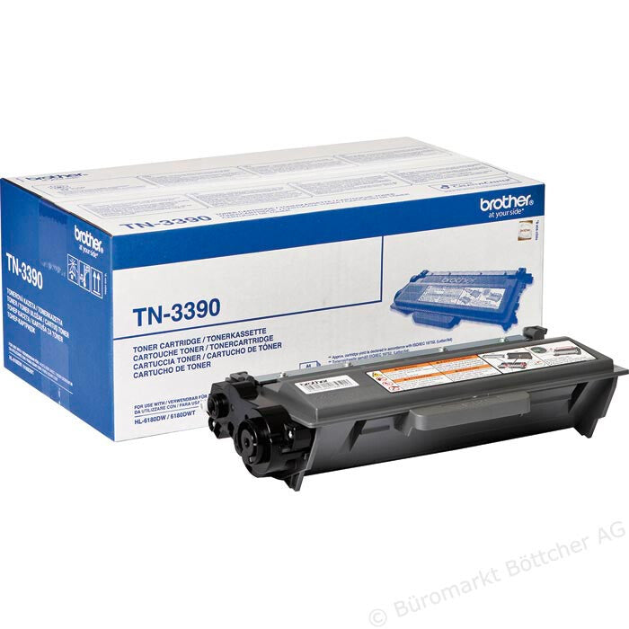 Brother TN-3390P tonerpatron 1 stk Original Sort